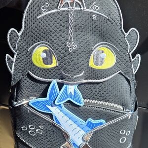 Loungefly DreamWorks How to Train Your Dragon Toothless Figural Mini Backpack